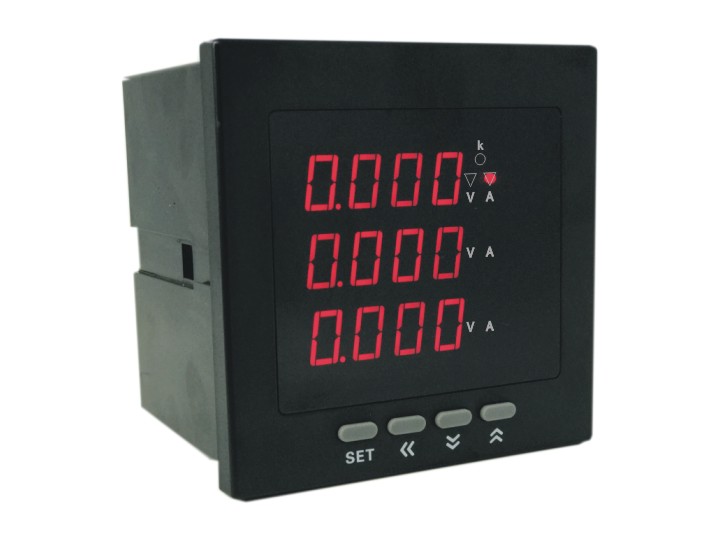 AOB192Z-7X4-3U3I数显三相电压三相电流组合表-72X72